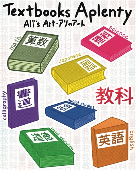 small japanese textbook sticker set english japanese etsy