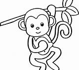 Monkey Coloring Sock Pages Face Getcolorings Getdrawings sketch template