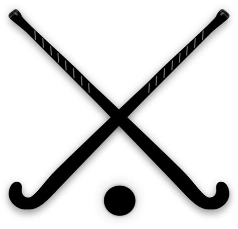 crossed field hockey sticks clip art  clkercom vector clip art