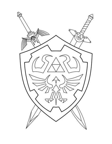 legend  zelda tattoo google search disney coloring pages coloring