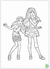 Coloring Barbie Skipper Chelsea Stacie Christmas Print Pages Perfect Dinokids Close Carol Template sketch template