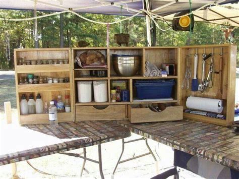 very cool camp box field kitchen camping box chuck box und camping glamping