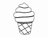 Sweet Icecream Coloring Coloringcrew sketch template