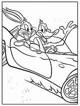 Coloring Tunes Looney Pages Spot sketch template