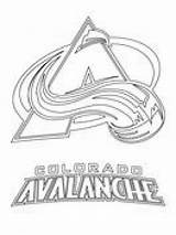 Colorado Avalanche Calgary sketch template