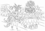 Kleurplaat Karneval Kleurplaten Ausmalbild Fasching Bresil Printen Kostenlos Supercoloring Brazilie Braziliaans Coloriages Ausdrucken Brasilianischer sketch template