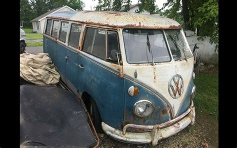 vw bus  barn finds