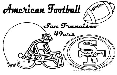 american football ers coloring pages  printable coloring pages