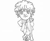 Hobbit Bilbo Baggins Coloring Pages Adventurous Da Printable People Lotr Letscolorit Visit sketch template