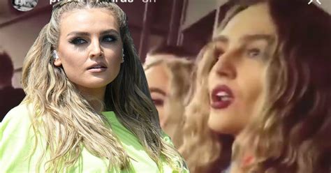 little mix singer perrie edwards trolled for the scarf she wore while
