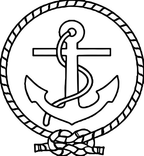 printable anchor coloring pages  getdrawings