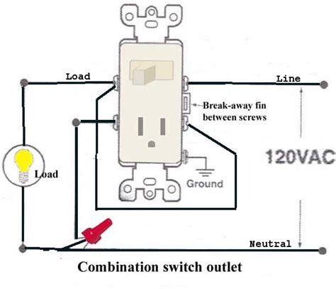 light switch outlet combo wiring diagram schematic max west