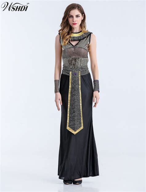 deluxe adult women halloween cosplay egyptian cleopatra