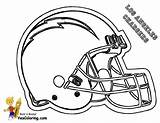 Coloring Pages Chargers Cleveland Nfl Football San Diego Helmet Browns Helmets Logo Print Printable Homies Color Kids Indians Jaws Sports sketch template