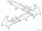 Coloring Pages Bat Bats Printable Kids sketch template