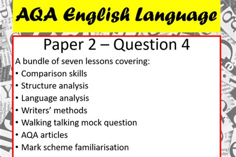 english language paper  question  revision gcse english language