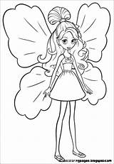 Thumbelina Pages Coloring Getcolorings Barbie sketch template