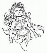 Supergirl Dibujos Kolorowanki Kara Dzieci Bestcoloringpagesforkids Zor Heros Gratistodo Coloring Salvo Coloringhome sketch template