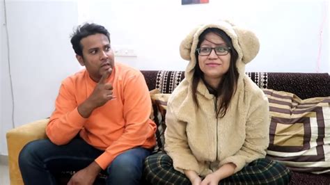 Our First Comedy Husband Wife Comedy Video 2019 Youtube