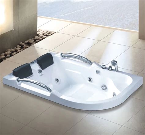 European Style Embedded Rectangle Acrylic Massage Bathtub Whirlpools