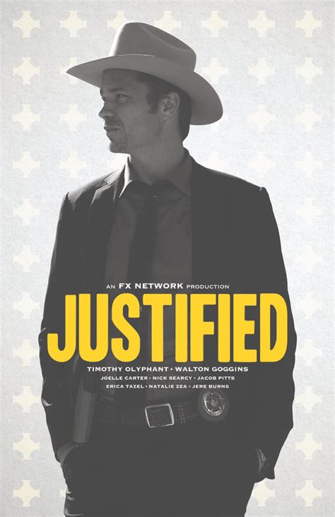 justified tv show poster etsy