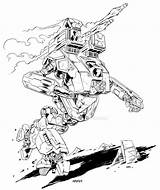 Mech Battletech Mechwarrior Mattplog Hydra Comm Fujiwara Yumiko Iglesias sketch template