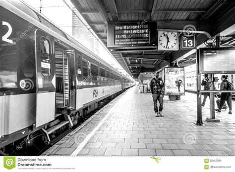 train station  brussels south belgium editorial stock image image  indoor carriage