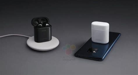 les airpods dhuawei se rechargeraient poses sur  smartphone iphone soft