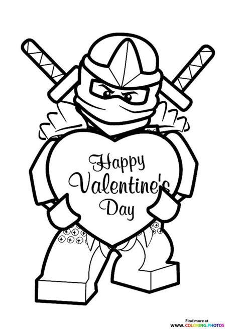 lego valentine coloring pages  kids