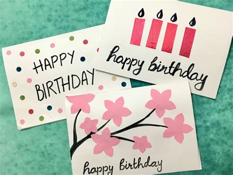 ja  lister  birthday card ideas homemade birthday cards arent