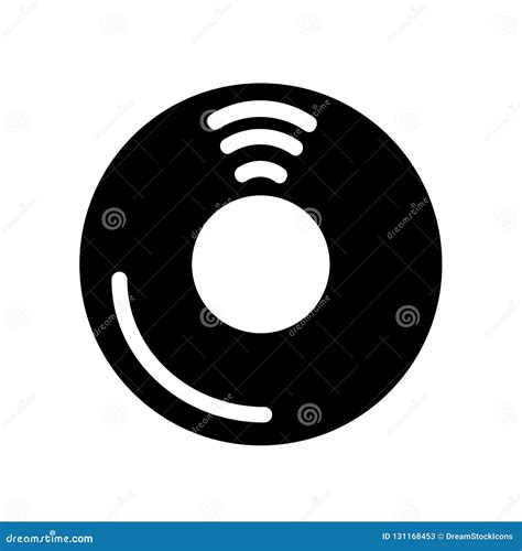 disc icon trendy disc logo concept  white background  mus stock vector illustration