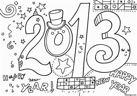 coloring pages  year