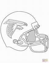 Coloring Pages Falcons Helmet Atlanta Seahawks Raiders Printable Super Bowl Panthers Oakland Drawing Carolina Seattle Color Nfl Broncos Football Blank sketch template