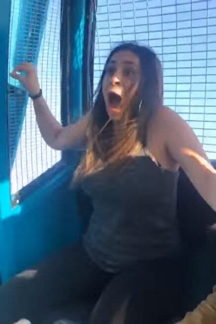 woman has meltdown at theme park after getting tricked into riding