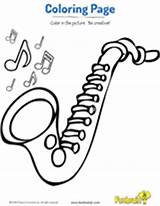Saxophone Saxaphone Teachervision Catcher Bfg sketch template