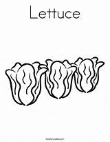 Lettuce Coloring Worksheet Eggs Twistynoodle Ham Green Pages Noodle Kids Built California Usa Food Twisty Vegetable sketch template