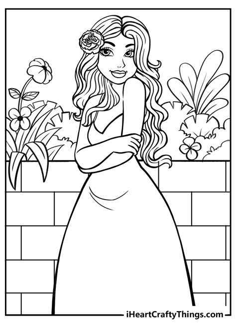 printable coloring pages barbie home design ideas