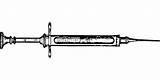 Needle Syringe Shot Svg Hypodermic Drawing Clip Injection Vaccine Clipart B12 Medicine Vaccination Vitamin Goats Medical Transparent Health Cliparts Injections sketch template