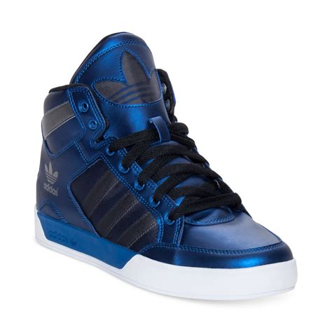adidas originals hardcourt  casual sneakers  blue  men pride