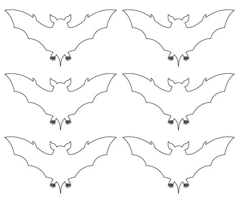 printable bat pattern