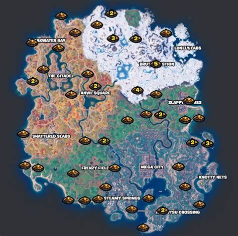 campfire locations  fortnite chapter  season  map
