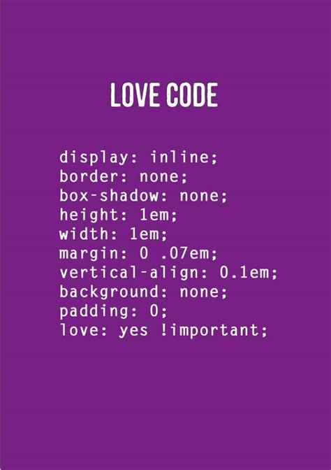 code  css love code  love  important