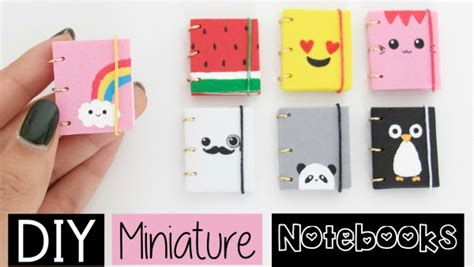 diy mini notebooks video