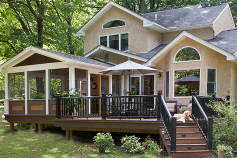 screened porch designs screened  deck screened porches diy deck backyard deck style