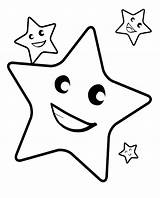 Star Clipart Smile Cliparts Library Drawing Kids Line sketch template
