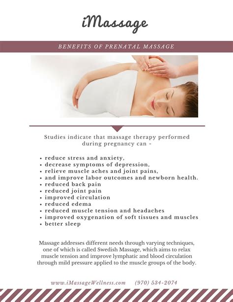 Benefits Of Prenatal Massage From Imassage