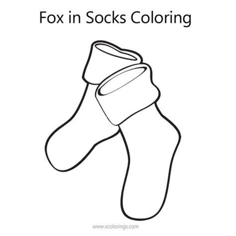 fox  socks template