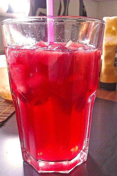 himbeer melonen bowle alkoholfrei rezept melonen bowle