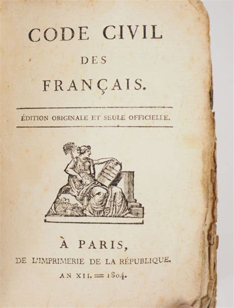 lot de code civil des francais edition originale de  dim