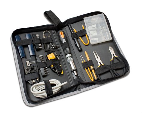 pieces computer tool kit slim zipped case